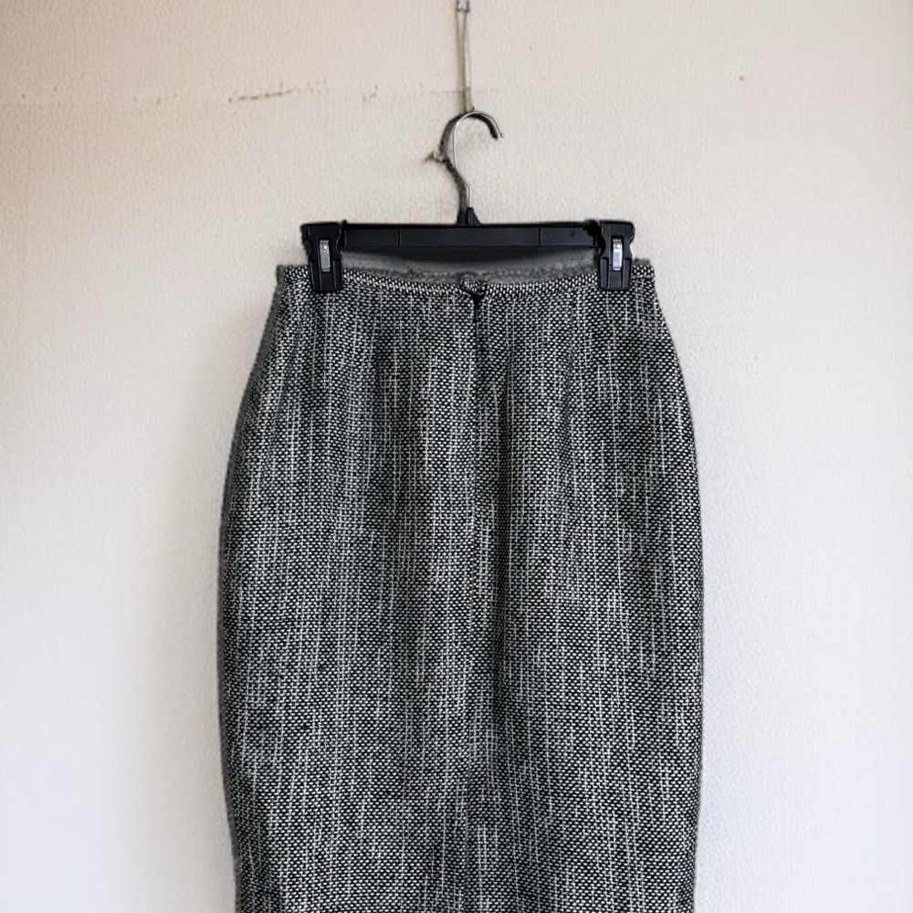 Talbots Black and White Pencil Skirt